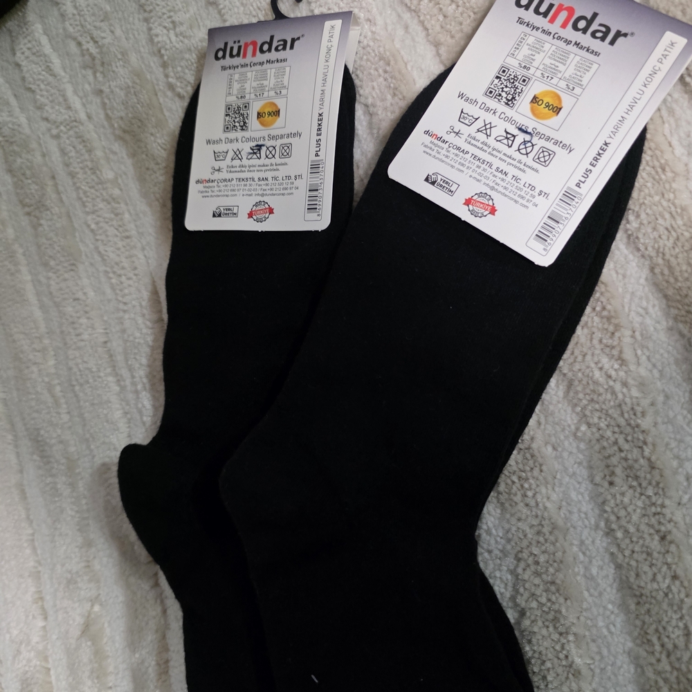 Black Men's Dress Socks - Picture 3 of 4